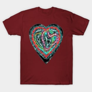 Multiple Hearts in one Design T-Shirt